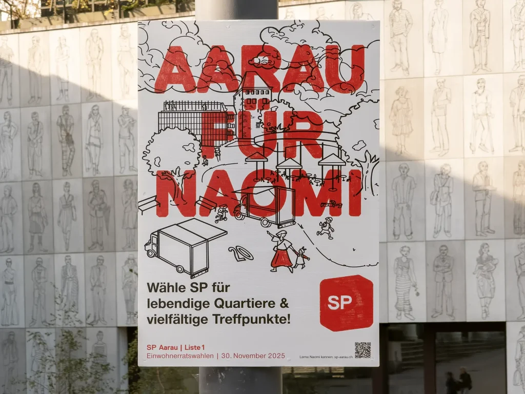 Aarau für Naomi Plakat