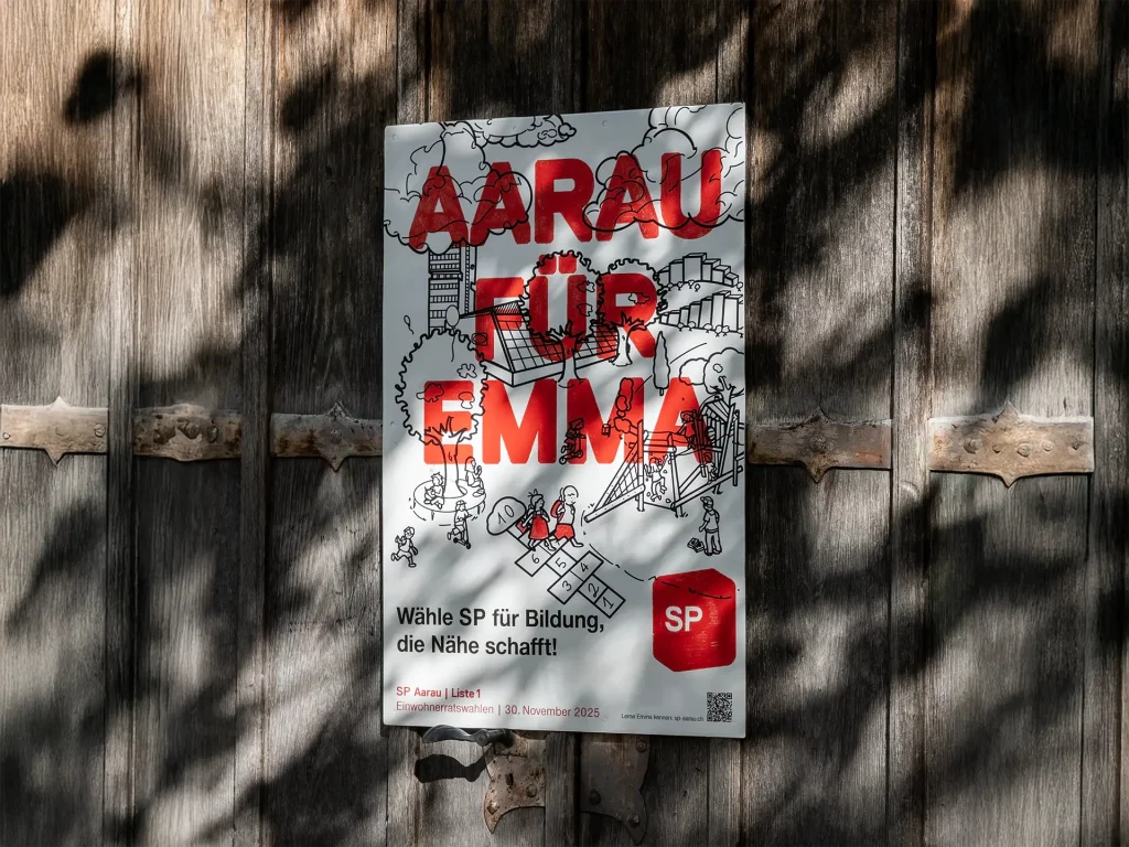 Aarau für Emma Plakat