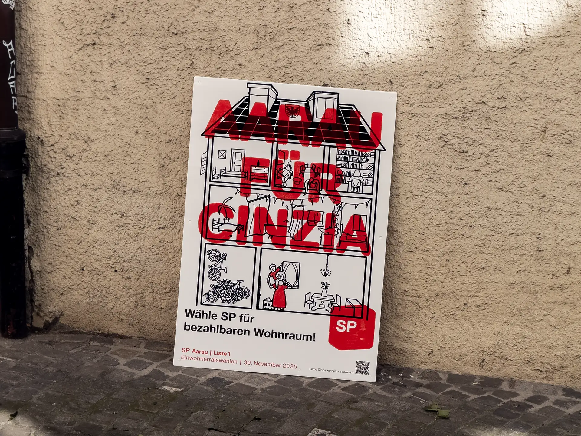 Aarau für Cinzia Plakat