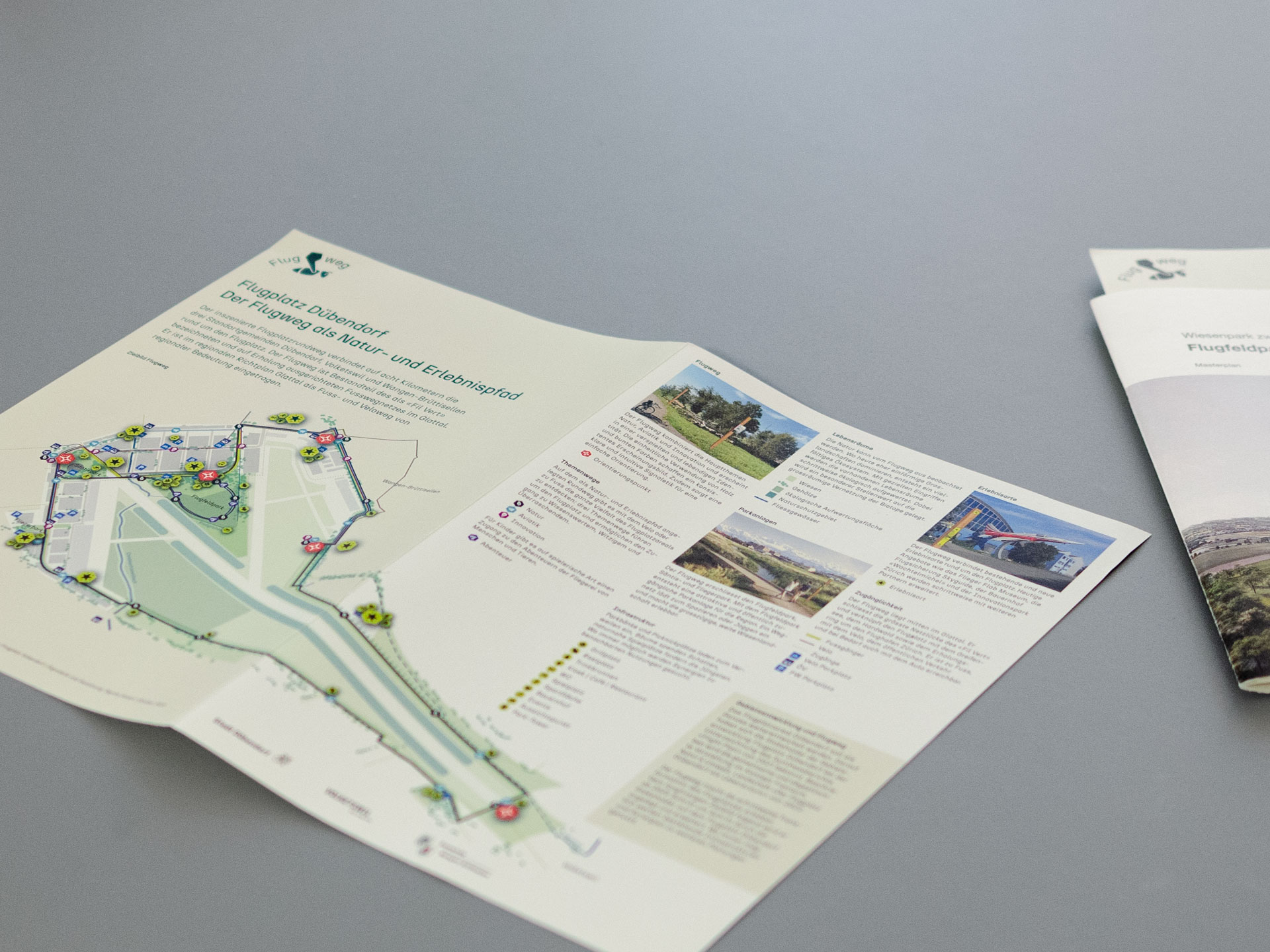 Medienmitteilung, Beilageblatt, A3 gefaltet